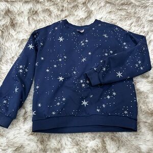 Hanna Andersson Navy Star Sweatshirt